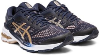 Women's GEL-KAYANO 26 | Midnight/Frosted Almond | Running Shoes