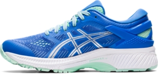 Asics women's gel-kayano 26 running shoes - black/blue outlet coast