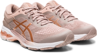 Women s GEL KAYANO 26 Fawn Rose Gold Running Shoes ASICS