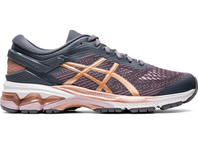 Women s GEL KAYANO 26 WIDE Metropolis Rose Gold Running Shoes