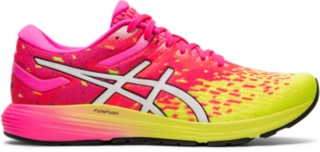 neon pink asics