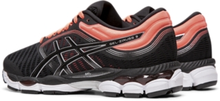 Asics women's gel ziruss shop running shoes - black