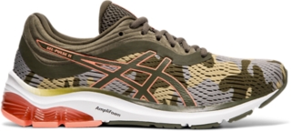 Women's GEL-PULSE 11 | Olive Canvas/ Sun Coral | Running Shoes | ASICS
