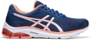 asics blue and orange womens