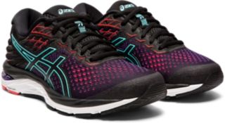 GEL-CUMULUS 21 | Black/Laser Pink | Running Shoes | ASICS