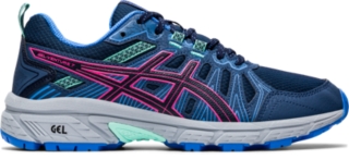 asics pink running shoes