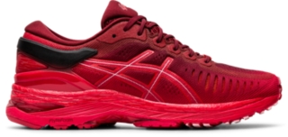 asics red and black