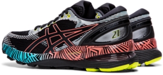 Women's GEL-NIMBUS 21 LITE-SHOW | Black/ Sun Coral | Running Shoes | ASICS