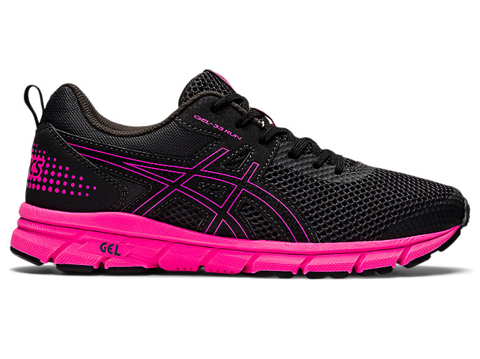 Image 1 of 7 of Women's Graphite Grey/Hot Pink GEL-33 RUN Women's Sportstyle Shoes & Trainers