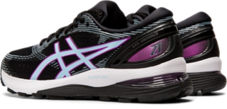 Women's GEL-NIMBUS 21, Black/Dark Grey, Running Shoes