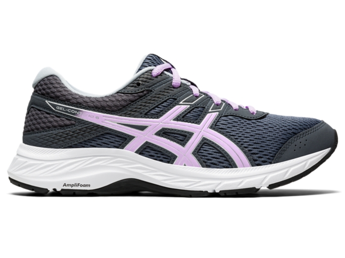 Women's GEL-CONTEND 6 | Carrier Grey/Lilac Tech | Running Shoes | ASICS