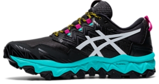 Women's GEL-FujiTrabuco 8 G-TX | Black/White Trail Running |