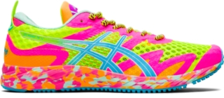 colorful asics running shoes