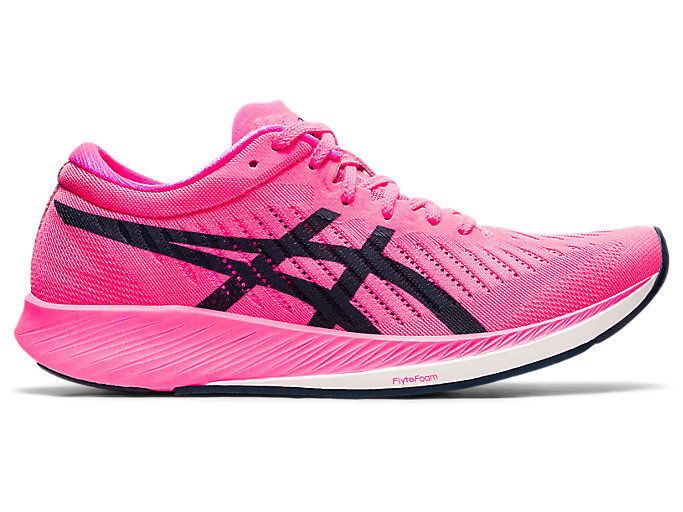 Image 1 of 7 of Women's Hot Pink/French Blue METARACER Women's Running Shoes