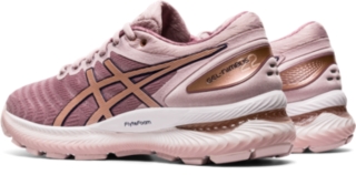 fawn rose gold asics