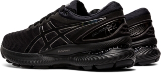 asics nimbus womens black