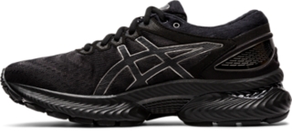 black asics nimbus womens