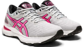 Womens asics clearance grey and pink