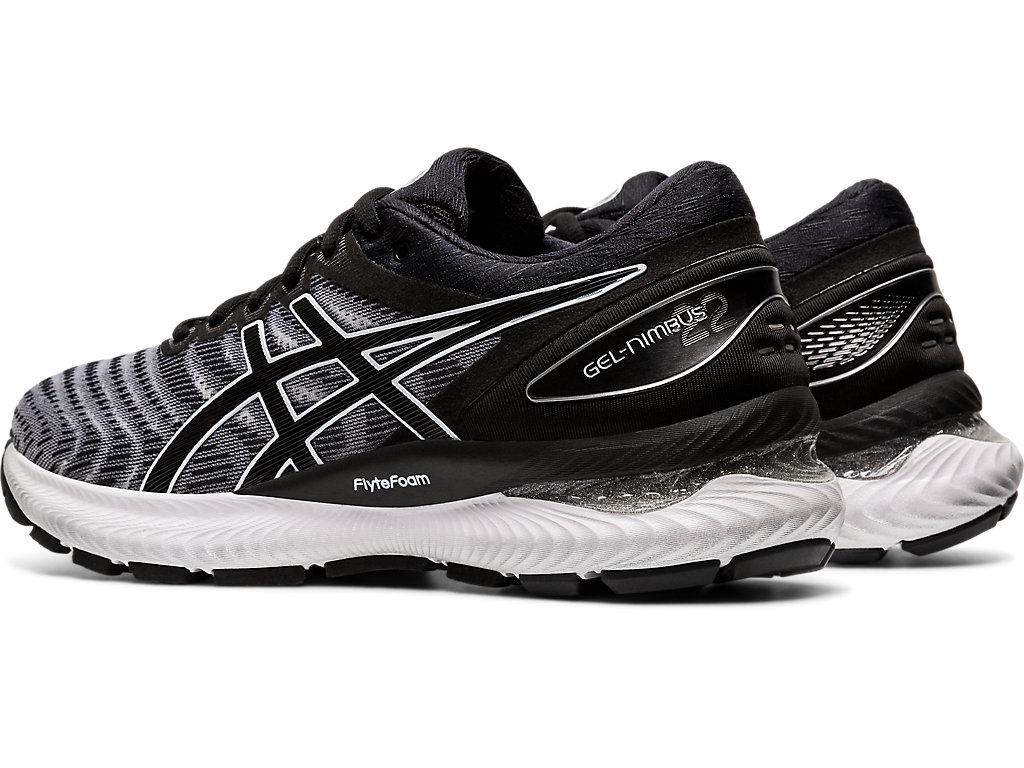 Women's GEL-Nimbus 22 | White/Black | Running Shoes | ASICS