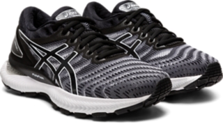 Women s GEL Nimbus 22 White Black Running Shoes ASICS