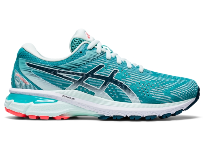 Women s GT 2000 8 Techno Cyan Magnetic Blue Running Shoes ASICS