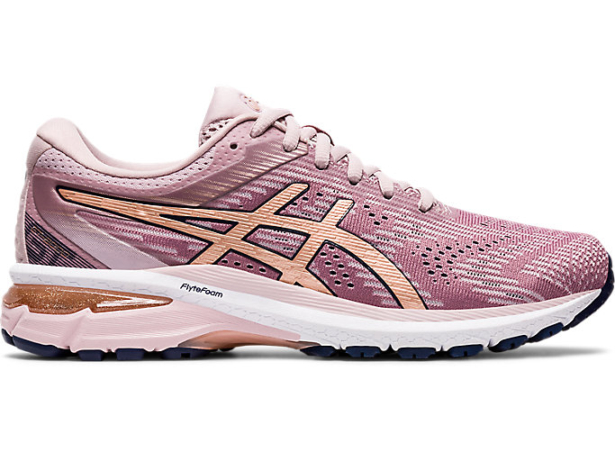 Image 1 of 7 of Women's Watershed Rose/Rose Gold GT-2000 8 WIDE Women's Running Shoes