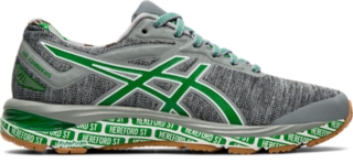 green asics womens running shoes