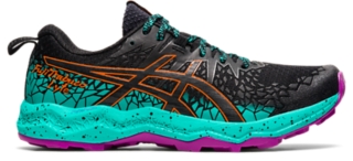 Asics Gel Fujitrabuco 8 Womens Running Shoes (Black-Multi