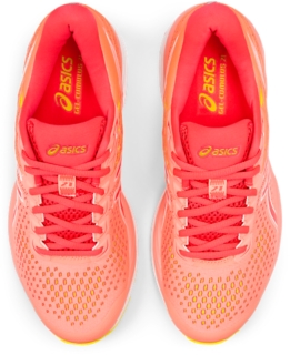 Women s GEL CUMULUS 21 SP Sun Coral Laser Pink Running Shoes