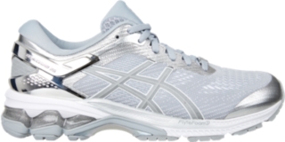 asics silver trainers