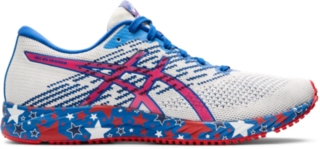 womens blue asics trainers