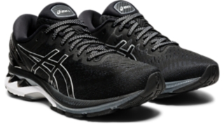 ladies black asics trainers