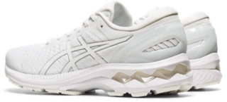 white kayano asics