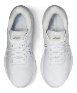 all white asics womens