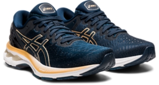 GEL KAYANO 27 Women French Blue Champagne Womens Running Shoes ASICS Australia