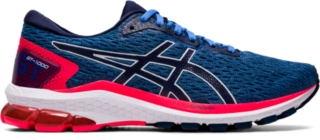 asics womens running shoes blue