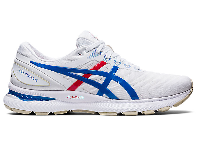 Clip butterfly Sculptor maybe Women's GEL-Nimbus 22 Retro Tokyo | White/Electric Blue | Running Shoes |  ASICS