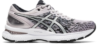 asics silver running shoes