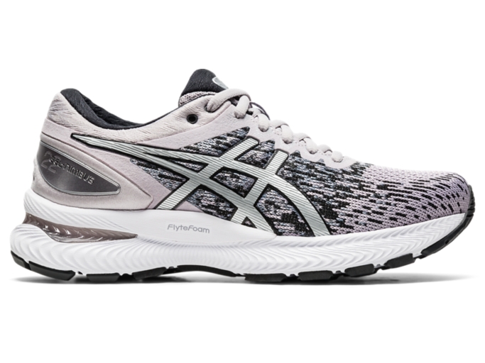 Women's GEL-Nimbus 22 Knit | Haze/Pure Silver | Running Shoes | ASICS