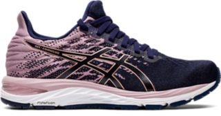 Women's GEL-CUMULUS 21 KNIT | Peacoat/Rose Gold | Running Shoes | ASICS