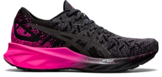 asics black pink