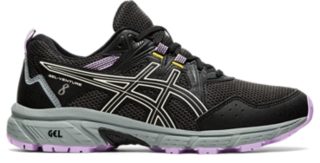 Black asics 2025 womens wide