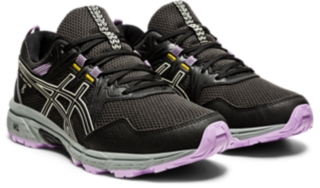  ASICS Women's Gel-Venture 8 Running Shoes, 5.5, Carrier  Grey/Ginger Peach
