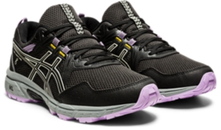 Women's GEL-VENTURE 8, Black/Ivory, Trail Running Shoes