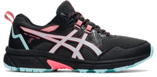 Women's GEL-VENTURE 8 | Black/Clear Blue | Trail Running Shoes | ASICS