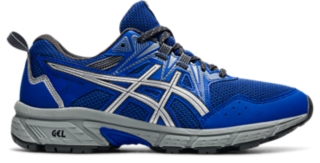 Asics deals silver blue