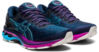 asics gel kayano 27 french blue digital aqua