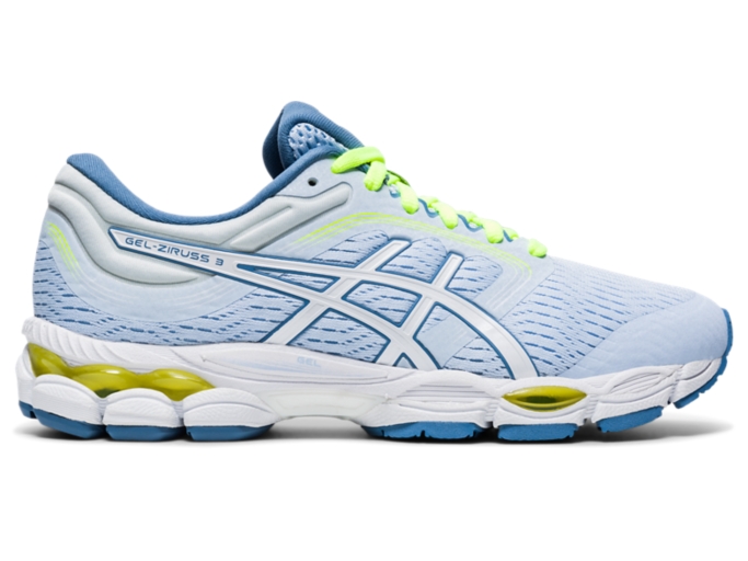 Women s GEL ZIRUSS 3 MX Soft Sky White Running Shoes ASICS