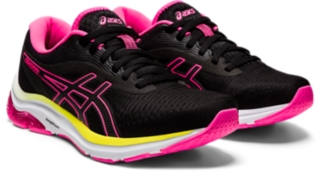 Women's GEL-PULSE 12, Black/Hot Pink, Running Shoes