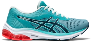 sweat asics fille cyan